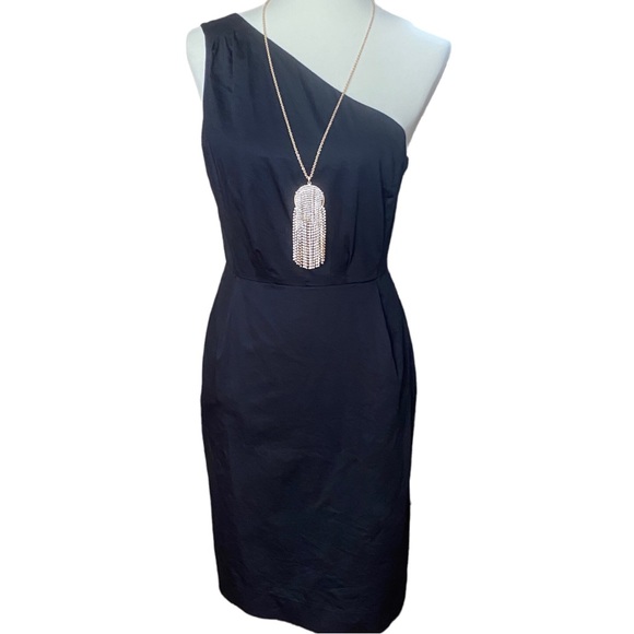 J. Crew Dresses & Skirts - J. Crew Black Asymmetric Dress Size 8